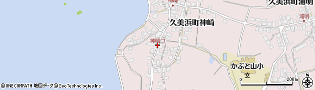 神崎口周辺の地図