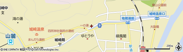 城崎山本屋周辺の地図