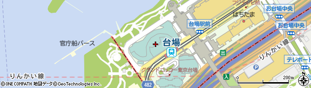 ヒルトン東京お台場周辺の地図