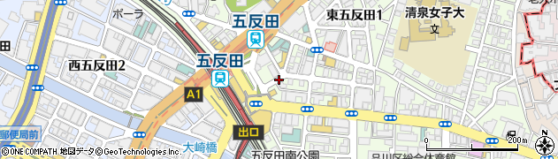 カラオケ館 五反田店周辺の地図