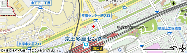 東京都多摩市落合1丁目6周辺の地図