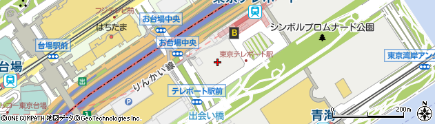 青海北臨時駐車場周辺の地図