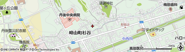 京都府京丹後市峰山町杉谷317周辺の地図