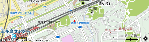 東京都多摩市落合1丁目16周辺の地図