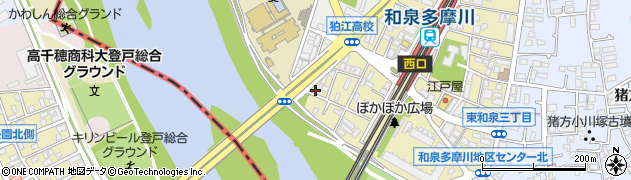 東京都狛江市東和泉4丁目8-7周辺の地図
