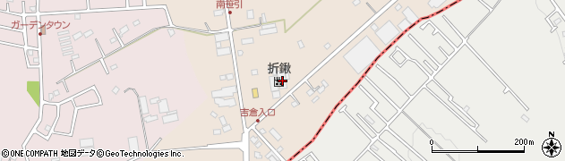 株式会社折鍬　八街工場周辺の地図