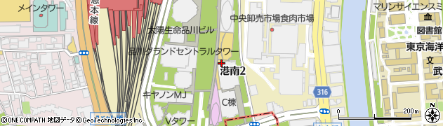 品川駅前歯科医院周辺の地図