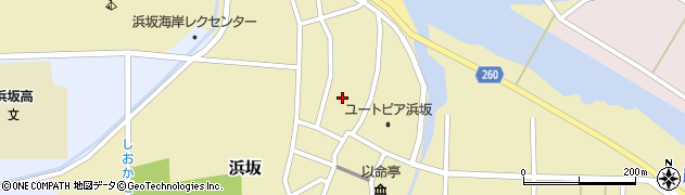 兵庫県美方郡新温泉町浜坂1659周辺の地図