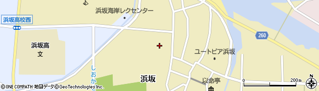 兵庫県美方郡新温泉町浜坂1706周辺の地図