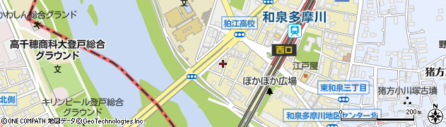 東京都狛江市東和泉4丁目8-3周辺の地図