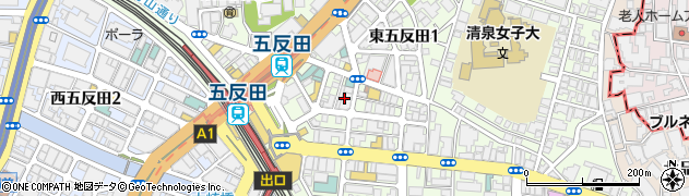 バー シェフテンダー 五反田店周辺の地図