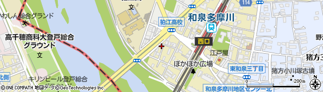 東京都狛江市東和泉4丁目8-1周辺の地図