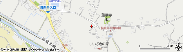 千葉県山武市椎崎周辺の地図