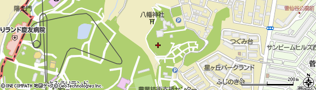 神奈川県川崎市多摩区菅仙谷周辺の地図