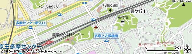 東京都多摩市落合1丁目16-2周辺の地図