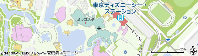 東京ディズニーシー・ホテルミラコスタブライダルサローネ周辺の地図