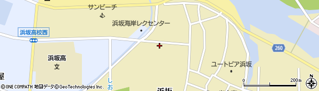 兵庫県美方郡新温泉町浜坂2845周辺の地図