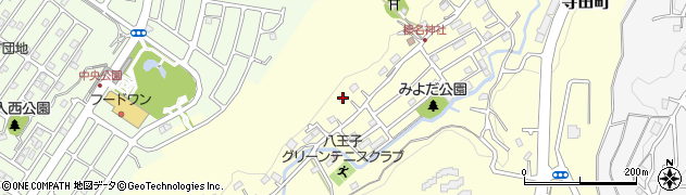 東京都八王子市寺田町864周辺の地図