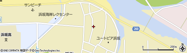 兵庫県美方郡新温泉町浜坂1635周辺の地図