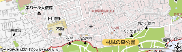 東京都目黒区下目黒5丁目30周辺の地図