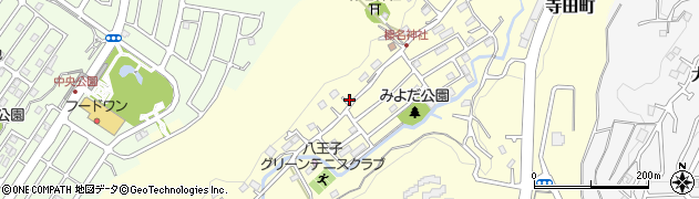 東京都八王子市寺田町861周辺の地図