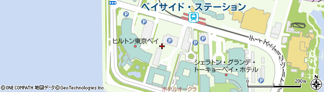 有限会社テン・エイティワン　ホテルオークラ東京ベイ事業所周辺の地図