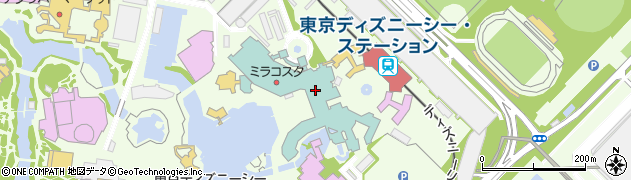 東京ディズニーシー・ホテルミラコスタ・パーキング周辺の地図