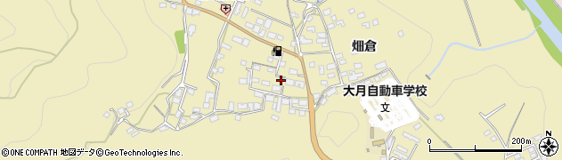 山梨県大月市賑岡町畑倉1854周辺の地図