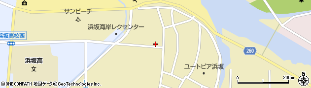兵庫県美方郡新温泉町浜坂2875周辺の地図