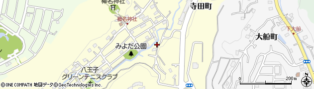 東京都八王子市寺田町745周辺の地図