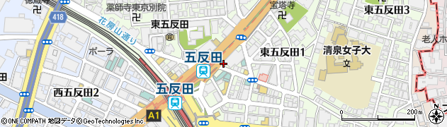 リブマックス　五反田店周辺の地図