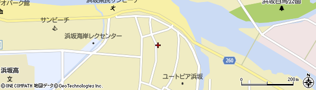 兵庫県美方郡新温泉町浜坂1556周辺の地図
