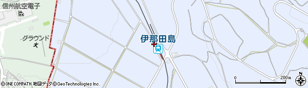 長野県上伊那郡中川村周辺の地図