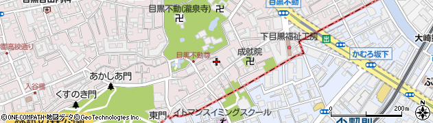 東京都目黒区下目黒3丁目18-3周辺の地図
