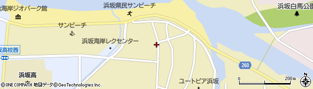 兵庫県美方郡新温泉町浜坂1589周辺の地図