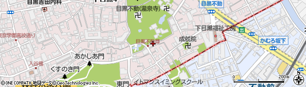 東京都目黒区下目黒3丁目18-1周辺の地図