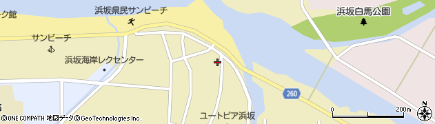 兵庫県美方郡新温泉町浜坂1486周辺の地図