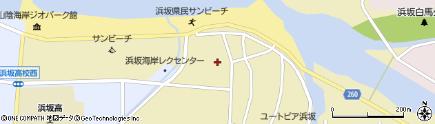 兵庫県美方郡新温泉町浜坂1581周辺の地図