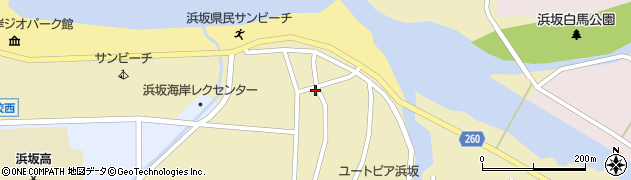 兵庫県美方郡新温泉町浜坂1561周辺の地図