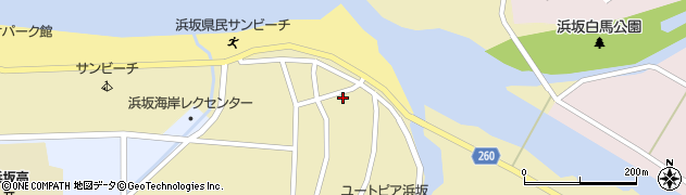 兵庫県美方郡新温泉町浜坂1519周辺の地図