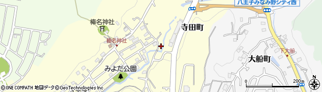 東京都八王子市寺田町356周辺の地図
