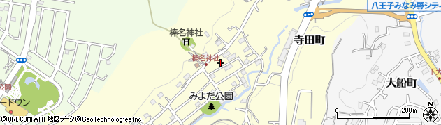 東京都八王子市寺田町761周辺の地図