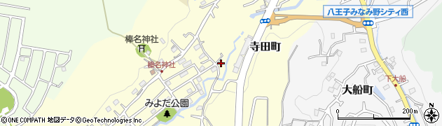 東京都八王子市寺田町354周辺の地図