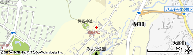 東京都八王子市寺田町836周辺の地図