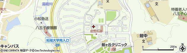 ビッグ・エー　八王子館ヶ丘団地店周辺の地図