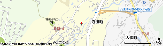 東京都八王子市寺田町350周辺の地図