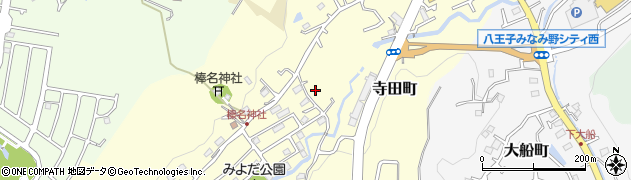 東京都八王子市寺田町341周辺の地図