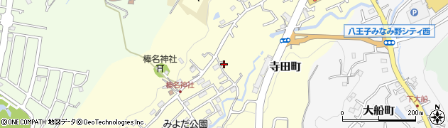 東京都八王子市寺田町340周辺の地図