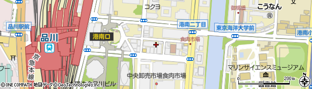 東京都港区港南2丁目5-4周辺の地図