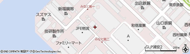 千葉県浦安市港76-17周辺の地図